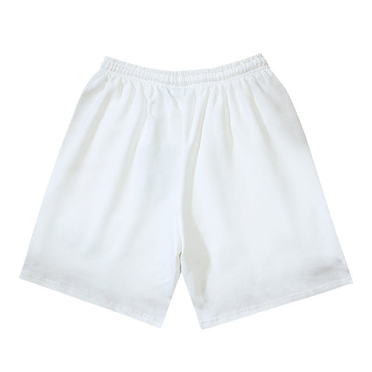 Hellstar Flame Shorts White Black