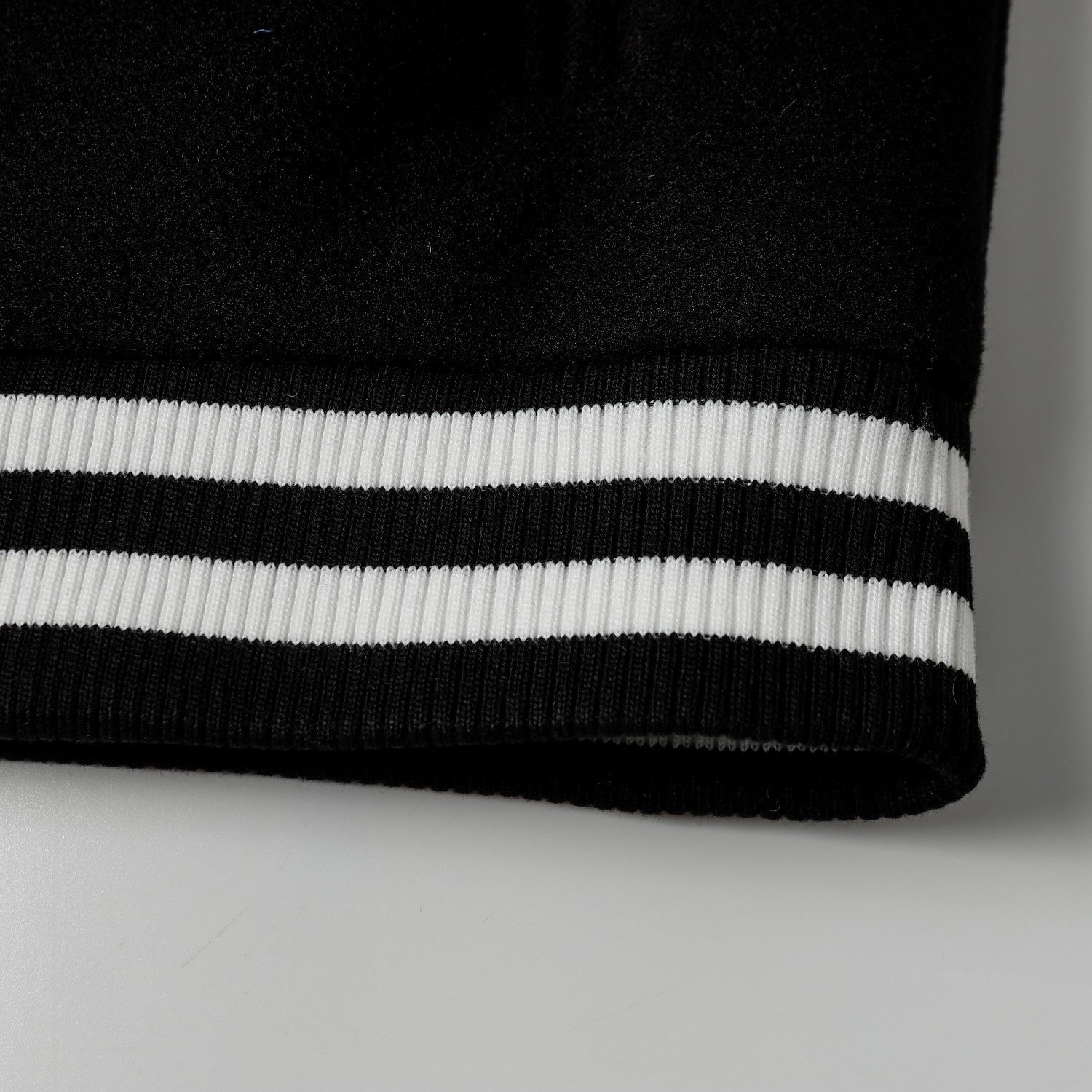 Chrome Hearts Layered Cross Varsity Jacket - Black White Street Style Outerwear 2208