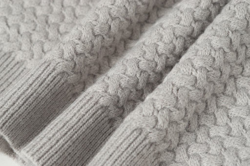 Chrome Hearts Gothic Cross Knit Cardigan - Black Grey Streetwear Jacket 904