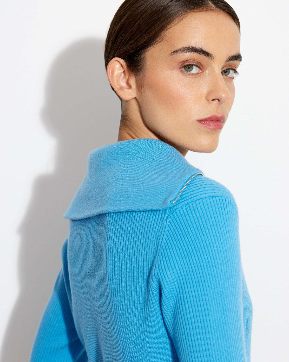 Women Work Business Casual Sweats Turtleneck Knitting Slim-Fitting Sweater