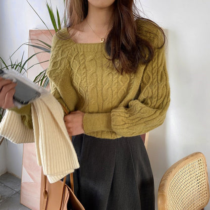 Women's Pullover Sweater Winter Loose Sweater