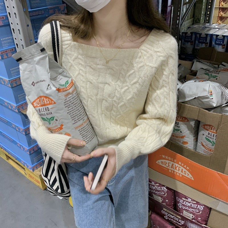 Women's Pullover Sweater Winter Loose Sweater