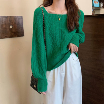 Women's Pullover Sweater Winter Loose Sweater