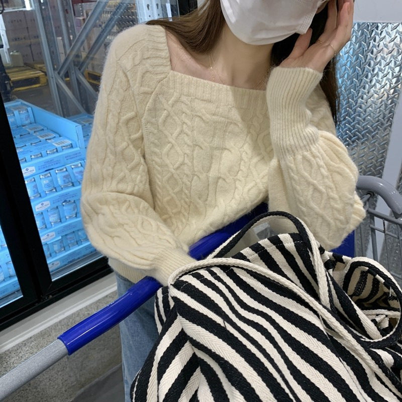 Women's Pullover Sweater Winter Loose Sweater