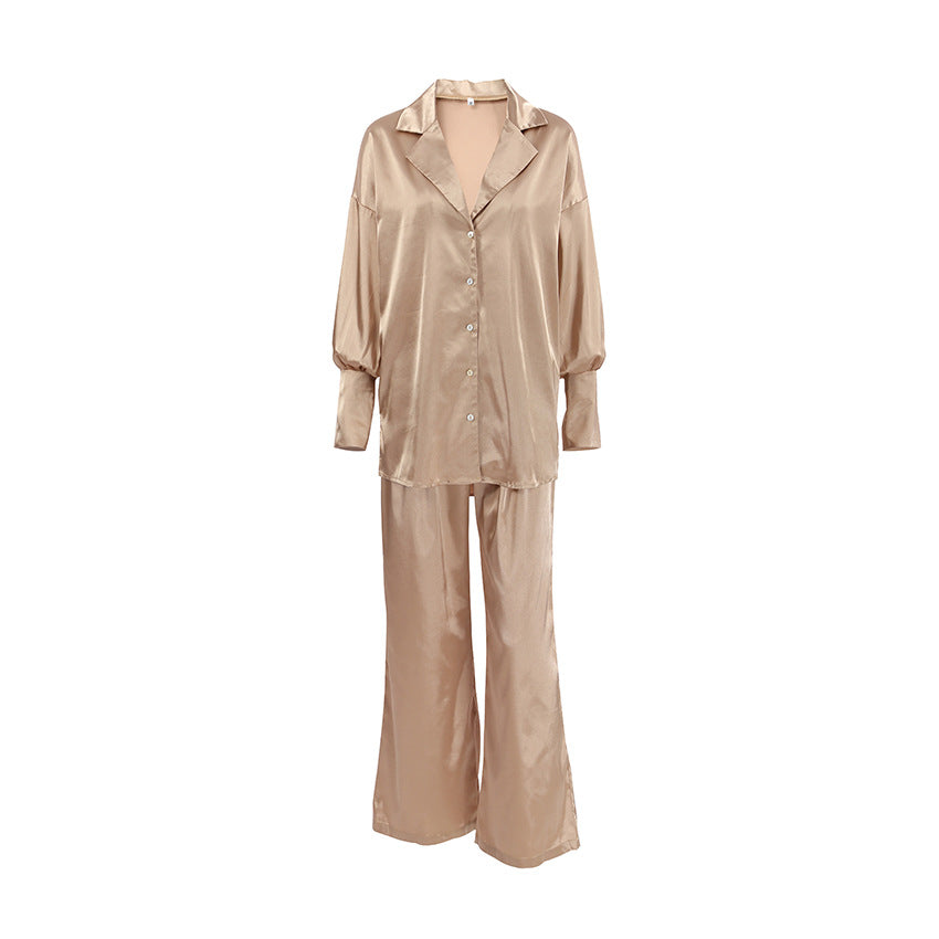 Women's Co-Ords Autumn and Winter Long-Sleeved Shirt Women's Loose Casual
