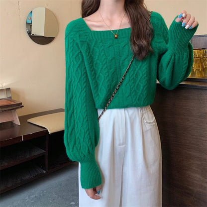 Women's Pullover Sweater Winter Loose Sweater