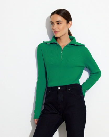 Women Work Business Casual Sweats Turtleneck Knitting Slim-Fitting Sweater